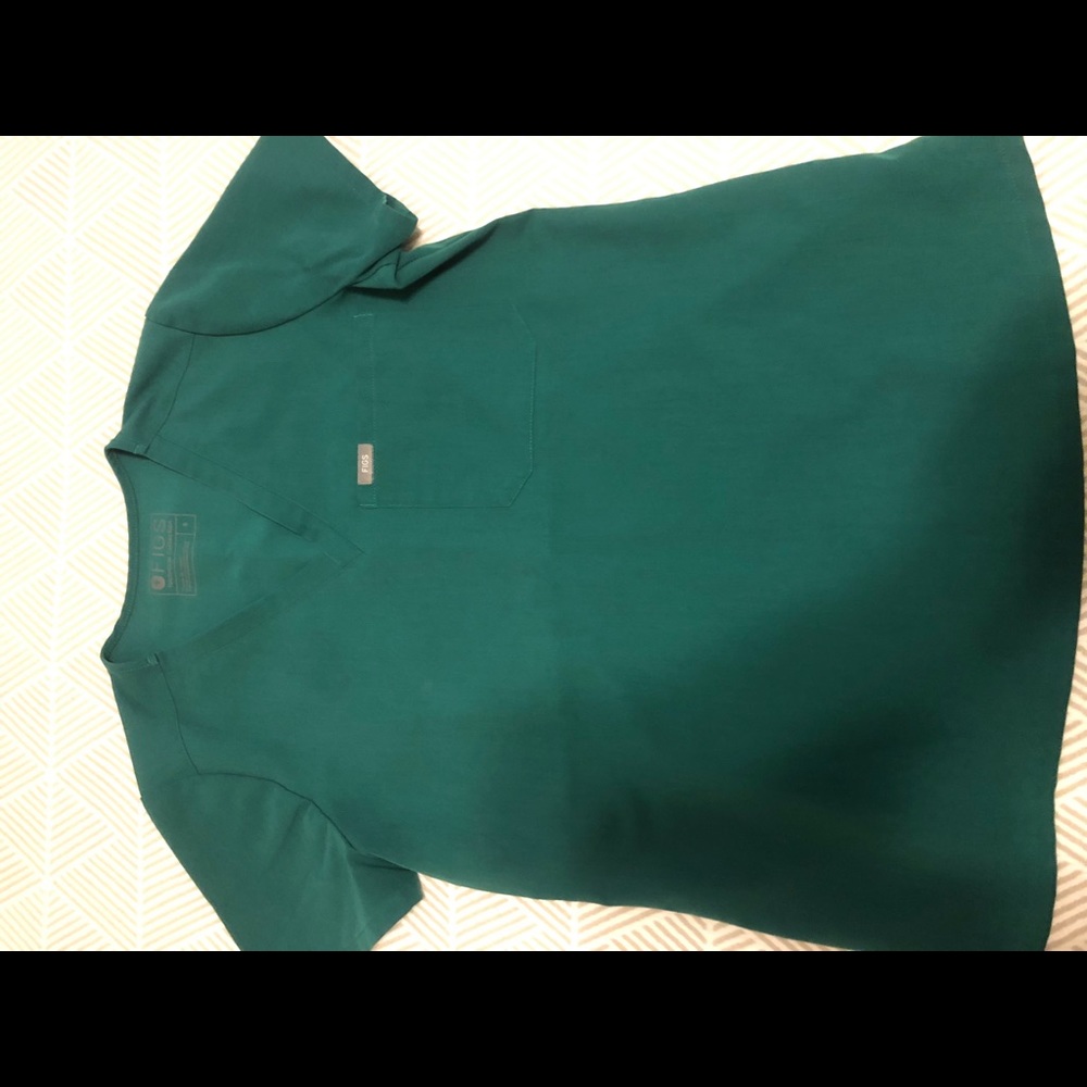 Figs Hunter Green scrubs